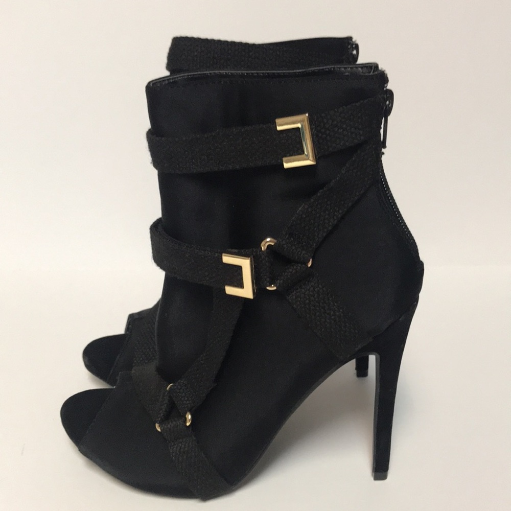 Shoe Republic LA Postman Black Booties Size 8